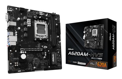 Asrock A620AM-HVS AMD A620A Socket AM5 micro ATX