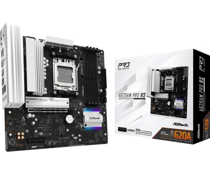 Asrock A620AM Pro RS AMD A620A Socket AM5 micro ATX