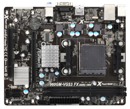 MB AM3+ ASRock 960GM-VGS3 FX (MATX)
