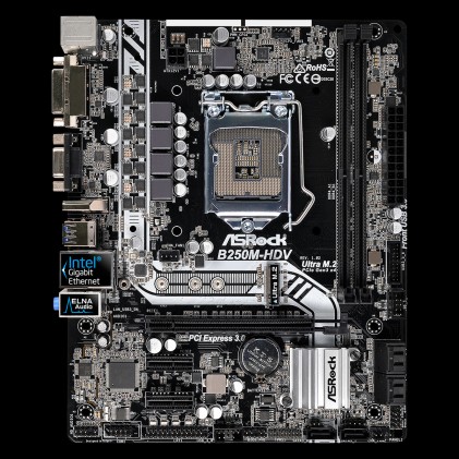 MB 1151 ASRock B250M-HDV, Intel B250