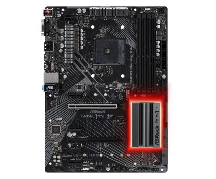 Asrock Mb Amd B450, B450 Gaming K4 4Ddr4 Pci-E X16 M2 Hdmi Atx