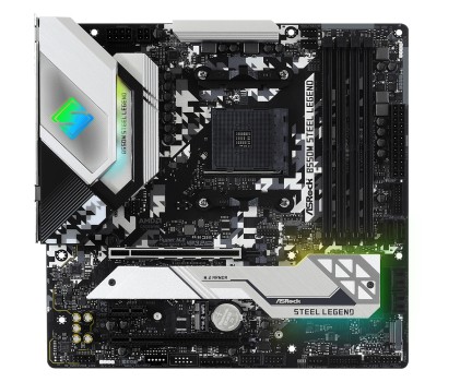 Asrock Mb Amd B550, B550M Steel Legend Am4 4Ddr4, 1M2, 6Sata3 Atx