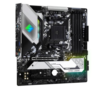Asrock Mb Amd B550, B550M Steel Legend Am4 4Ddr4, 1M2, 6Sata3 Atx