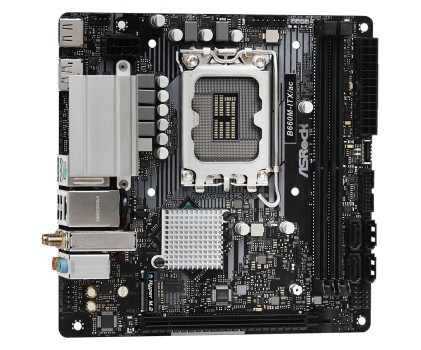 Asrock Mb B660, B660M-Itx/Ac, Lga 1700, 2Ddr4, 4Sata Mini Itx, Alder Lake
