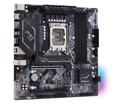 Asrock Mb B660, B660M Pro Rs, Lga 1700, 4Ddr4, Matx, Alder Lake