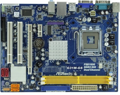 Mod 775 ASROCK G31M-GS 2.0 (G31/mATX) DDR2 1600