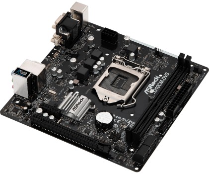 Asrock Mb H310, H310Cm-Dvs, Lga 1151, 2Ddr4 Pci-E X16 Dvi Matx