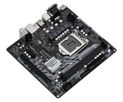 Asrock Mb H510, H510M-Hdv R2.0 Lga 1200, 2Ddr4, 4Sata3,  Vga/Dvi/Hdmi, Matx, Rocket Lake