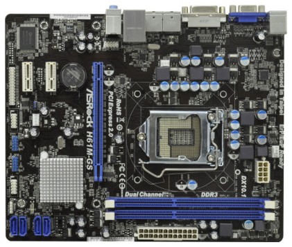 Scheda madre 1155 ASROCK H61M-GS