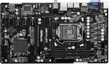 MB 1155 ASRock H61 Pro BTC  (ATX/H61)