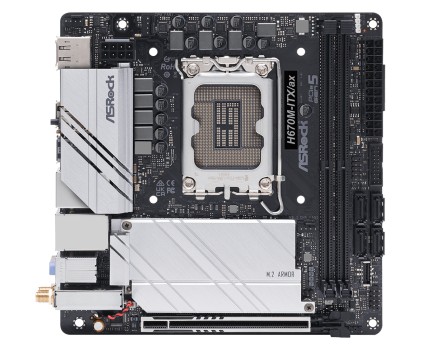 Asrock Mb H670, H670M-Itx/Ax, Lga 1700, 2Ddr4, Mini Itx, Alder Lake