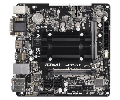 Asrock Mb J4125-Itx, 2Ddr4 2133/2400, 1Pcie, 1M2, 4Sata3 Mini Itx