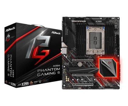 Asrock Mb Amd X399 Phantom Gaming 6 Tr4 8Ddr4 128Gb Pci-E X16 8Xsata3 Atx