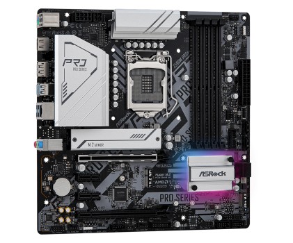 Asrock Mb Z590, Z590M Pro4,Lga 1200, 4Ddr4, 4Sata3