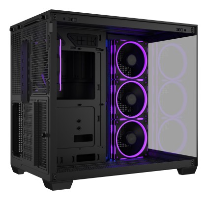 Asus Case A32 Plus Argb, Vetro Temperato, Nero