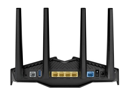 ASUS DSL-AX82U router wireless Gigabit Ethernet Dual-band (2.4 GHz/5 GHz) Nero