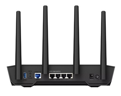 ASUS TUF-AX4200 router wireless Gigabit Ethernet Dual-band (2.4 GHz/5 GHz) Nero