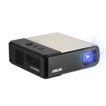 ASUS ZenBeam E2 videoproiettore Proiettore a raggio standard 300 ANSI lumen DLP WVGA (854x480) Nero, Oro