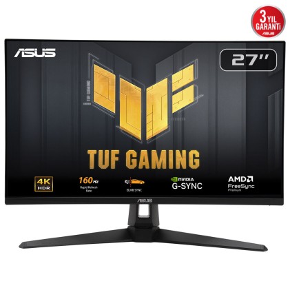 Asus Monitor Gaming 27 Led Ips 4K Uhd 16:9 1Ms 160Hz 350 Cdm, Dp/Hdmi, Multimediale