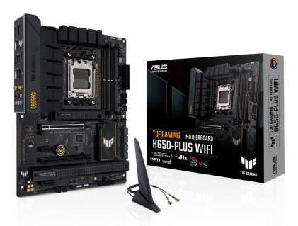 Asus Mb Amd B650, Tuf Gaming B650-Plus Wifi, Am5, 90Mb1Bz0-M0Eay0