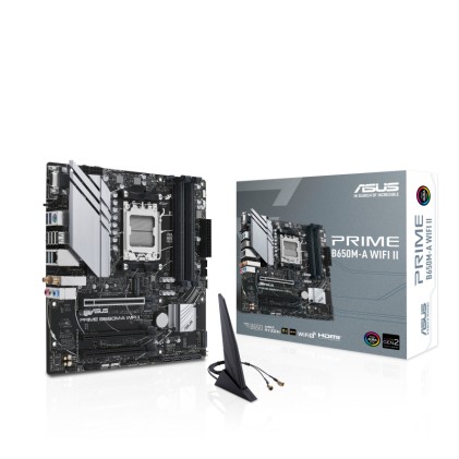 ASUS PRIME B650M-A WIFI II AMD B650 Presa di corrente AM5 micro ATX