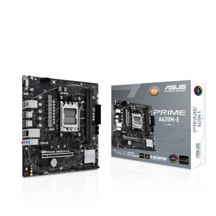 ASUS PRIME A620M-E-CSM AMD A620 Presa di corrente AM5 micro ATX