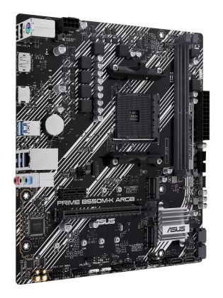 Asus Mb Amd B550, Prime B550M-K Argb, Am4 2Ddr4, Dp/Hdmi, Glan, Dual M2, Matx, Rgb, 90Mb1Gc0-M0Eay0