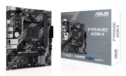 ASUS PRIME A520M-R AMD A520 Socket AM4 micro ATX