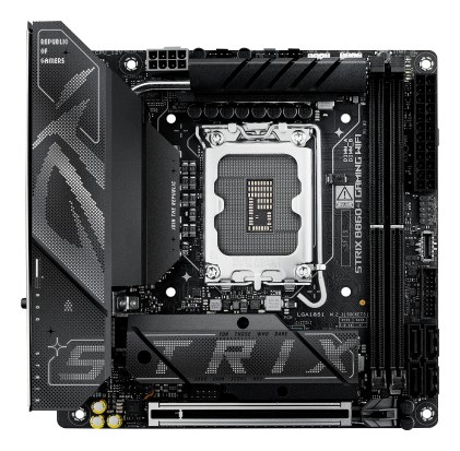 Asus Mb Intel Rog Strix B860-I Gaming Wifi, Mini Itx,  Ddr5, 1Pci-Ex16, 2Dimm, Hdmi/Dp, 2M2/4Sata