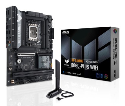Asus Mb Intel Tuf Gaming B860-Plus Wifi, Atx, Lga 1851, Ddr5, 1Pci-Ex16, 4Dimm, Hdmi/Dp, 3M2/4Sata