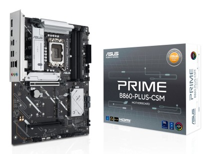 Asus Mb Intel Prime B860-Plus-Csm, Atx, Lga 1851, Ddr5, 1Pci-Ex16, 4Dimm, Hdmi/Dp, 3M2/4Sata
