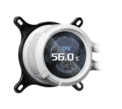 Asus, Rog Strix Lc Iii 360 Argb Lcd Wht, Aio Cooler,Asetek,Sigrid V2