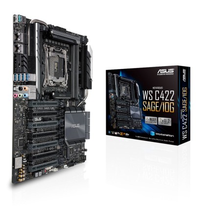 ASUS WS C422 SAGE/10G server/workstation motherboard LGA 2066 (Socket R4) CEB Intel C422