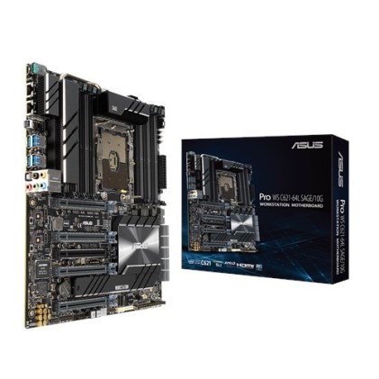 ASUS MB Pro WS C621-64L SAGE/10 G server/workstation motherboard LGA 3647 (Socket P) CEB Intel C621