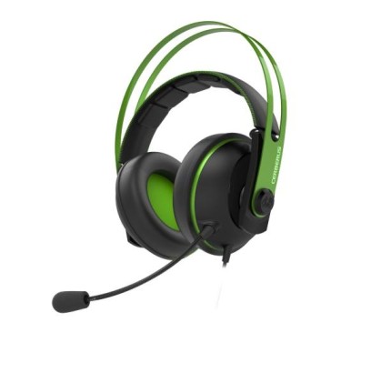Cuffia Gaming 3,5Mm Cerberus V2 Green Cavo 1,2Mt