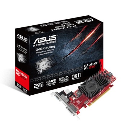 Vga Asus R5230-Sl-2Gd3-L 2Gb Ddr3 64 Bit 75W Dvi-D Hdmi