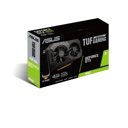 Asus Vga Geforce Gtx 1650, Tuf-Gtx1650-4Gd6-Gaming, 4Gb Gddr6, Dvi/Hdmi/Dp, 90Yv0Eh1-M0Na00