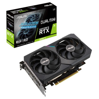 ASUS Dual GeForce RTX 3060 Ti V2 MINI NVIDIA 8 GB GDDR6