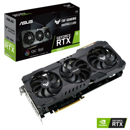 ASUS TUF Gaming TUF-RTX3060TI-O8G-V2-GAMING NVIDIA GeForce RTX 3060 Ti 8 GB GDDR6