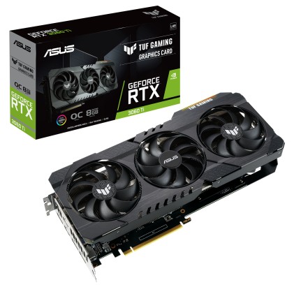 ASUS TUF Gaming TUF-RTX3060TI-O8G-V2-GAMING NVIDIA GeForce RTX 3060 Ti 8 GB GDDR6