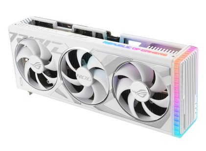 Asus Vga Geforce Rtx 4090, Rog-Strix-Rtx4090-O24Gwhite, 24Gb Gddr6X, 3Dp/Hdmi, 90Yv0Id2-M0Na00