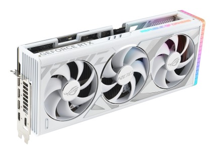 Asus Vga Geforce Rtx 4090, Rog-Strix-Rtx4090-O24Gwhite, 24Gb Gddr6X, 3Dp/Hdmi, 90Yv0Id2-M0Na00