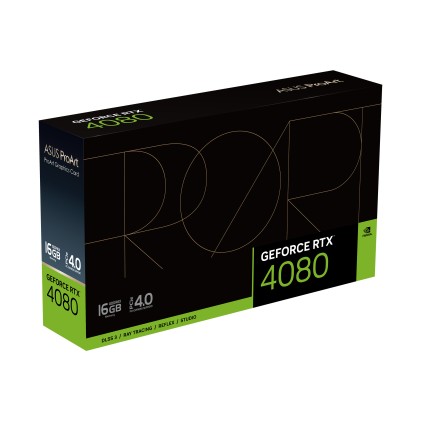 Asus Vga Geforce Rtx 4080 Pro Art, Proart-Rtx4080-16G, 16Gb Gddr6X, Hdmi/Dp*3, Bulk Version, 90Yv0Ix0-M0Nb00, Dlss 3