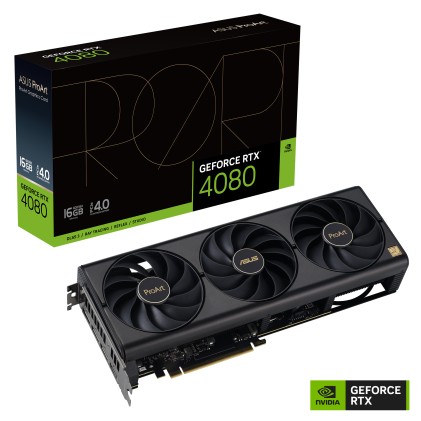 Asus Vga Geforce Rtx 4080 Pro Art, Proart-Rtx4080-16G, 16Gb Gddr6X, Hdmi/Dp*3, Bulk Version, 90Yv0Ix0-M0Nb00, Dlss 3