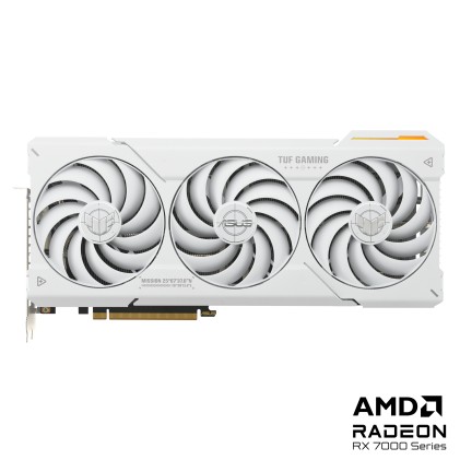 Asus Vga Radeon Rx 7800 Xt, Tuf-Rx7800Xt-O16G-White-Gaming, 16Gb Gddr6, Hdmi/3Dp, Bianca