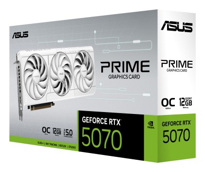 ASUS Prime -RTX5070-O12G-WHITE NVIDIA GeForce RTX 5070 12 GB GDDR7