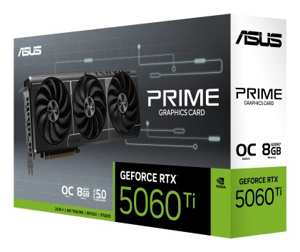 Asus Vga Geforce Rtx 5060 Ti, Prime-Rtx5060Ti-O8G, 8Gb Gddr7, Hdmi/Dp*3, 90Yv0Mp0-M0Na00