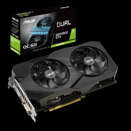 Asus Vga Geforce Gtx 1660 S, Dual-Gtx1660S-O6G-Evo 6Gb Gddr6 Dvi/Dp/Hdmi, 90Yv0Ds3-M0Na00