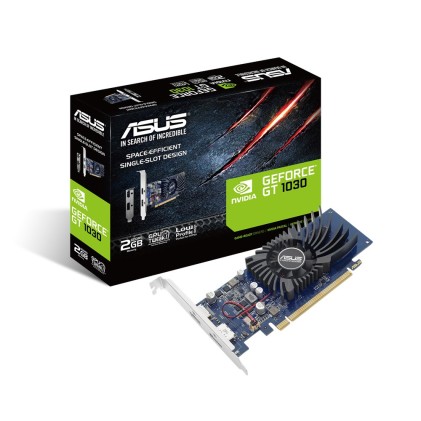 Asus Vga Geforce Gt 1030, Gt1030-2G-Brk, 2Gb Gddr5 Hdmi/Dp Fan, 90Yv0At2-M0Na00