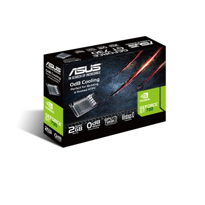 Asus Vga Geforce Gt 730, Gt730-Sl-2Gd5-Brk, 2Gb Gddr5, Vga/Dvi/Hdmi, 90Yv06N2-M0Na00